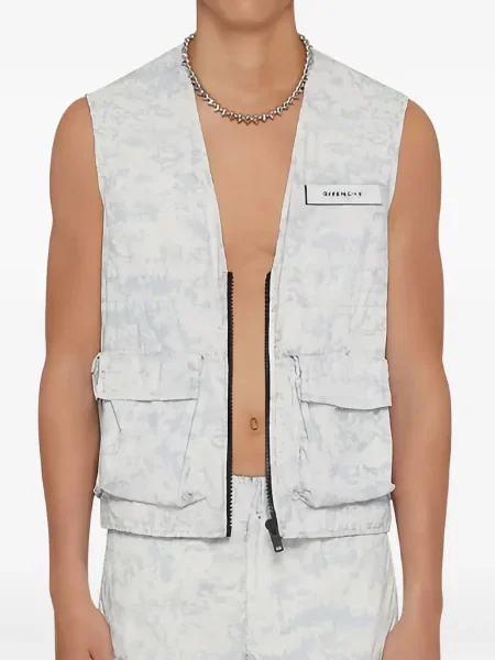 Vestă Givenchy fără mâneci alb