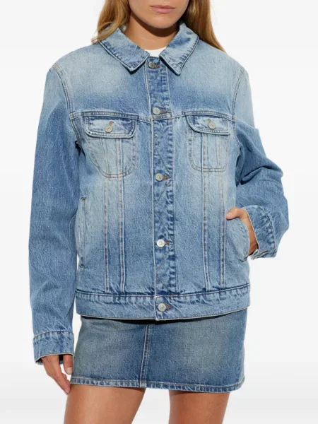 Geacă de blugi Mm6 Maison Margiela albastru