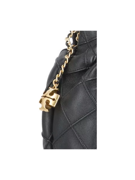 Torebka Tory Burch skórzana czarna