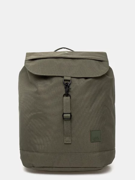 Geantă Lefrik cu dungi verde