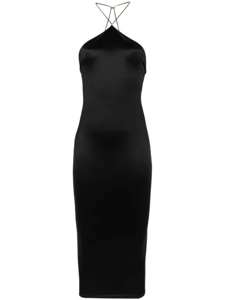 Rochie midi Maison Close până la genunchi de costum negru