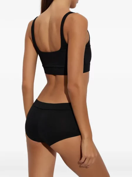 Sutien bralette Dsquared2 cu autograf negru