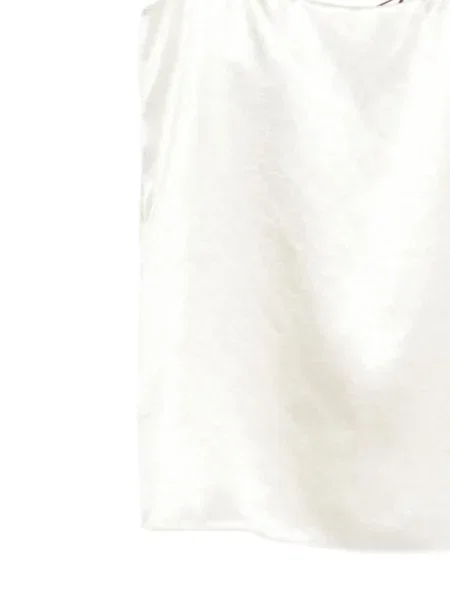 Satynowy top Alysi biały