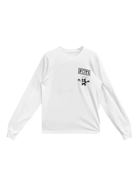 Tricou Chrome Hearts cu motiv cu inimi alb