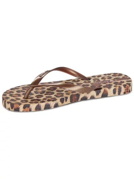 Dámske žabky Ipanema Animal Print beige/bronze/bronze hnedá