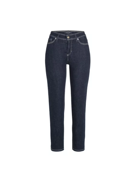 Jeansy o kroju slim fit z dodatkiem streczu model ‘Piper’ Cambio niebieskie