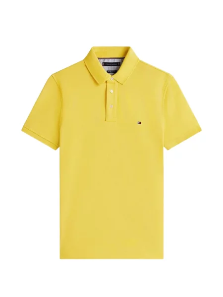 Tricou polo Tommy Hilfiger galben