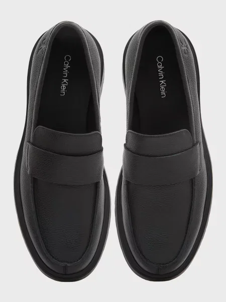 Шкіряні лофери Calvin Klein чорні