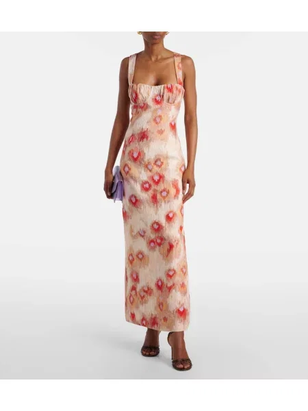 Rochie maxi Sir de in cu imagine de costum