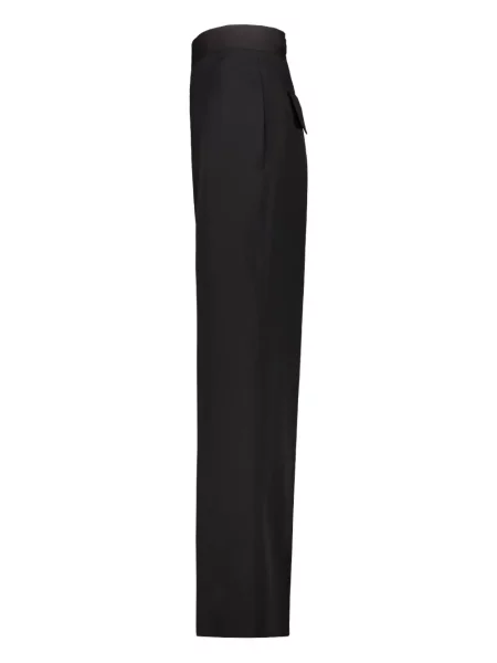 Spodnie Sapio wełniane czarne