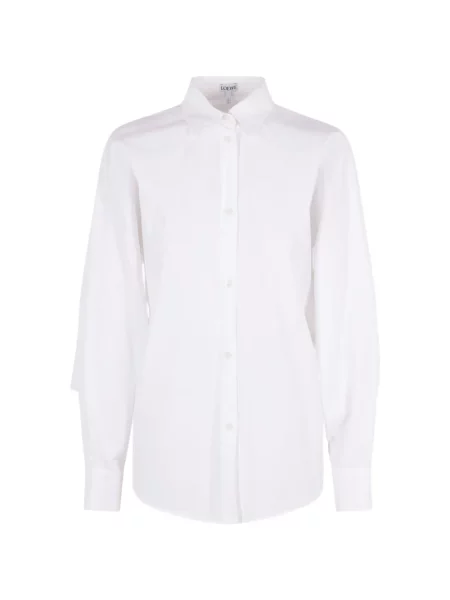 Cămașă Loewe cu broderie alb