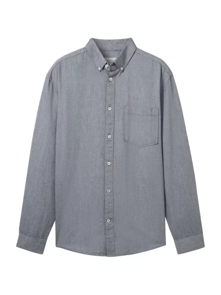 TOM TAILOR Košulja mornarsko plava siva