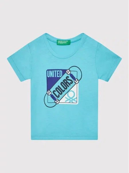 Dětské tričko United Colors Of Benetton modré