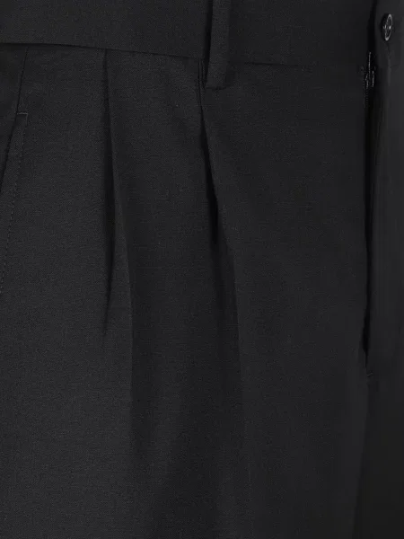 Μάλλινο παντελόνι Emporio Armani μαύρο