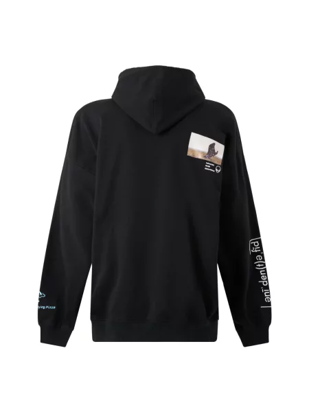 Bluza z kapturem Diesel z kapturem czarna