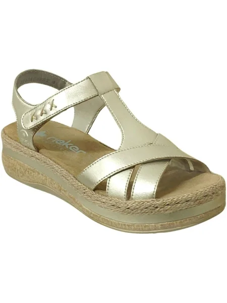 Pantofi Rieker auriu