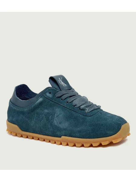Calvin Klein Sneakers tornacipő | hasított bőr kék