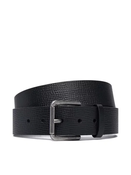 Calvin Klein Nadrágszíj Casual Roller Buckle fekete