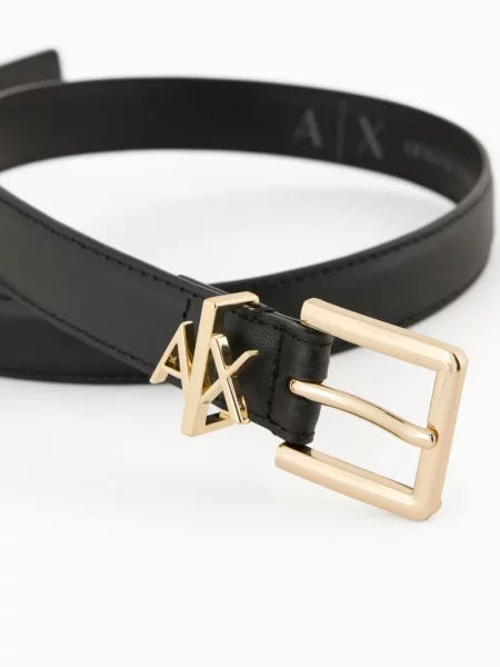 Curea Armani Exchange din piele negru