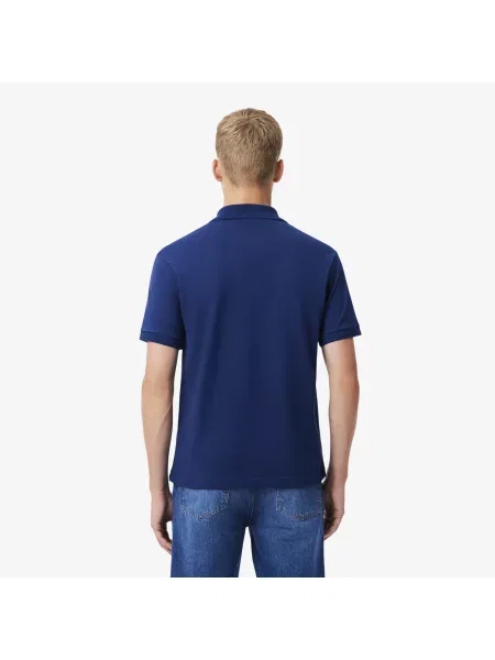 Lacoste Koszulka Polo Oryginał Petit Piqué granatowa