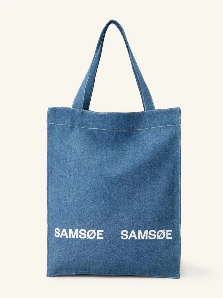 Samsøe Samsøe Torba Shopper Saluca blau niebieska