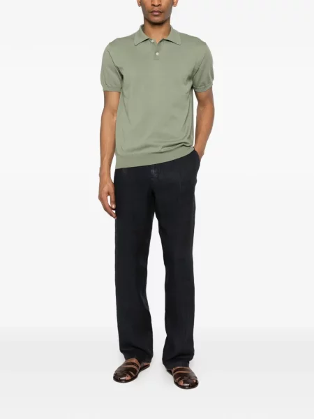 Tricou polo Woolrich scurt verde