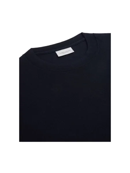 Profuomo Swetry Mężczyzna M Round-neck Knitwear niebieski