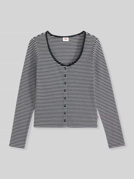 Bluzka z długim rękawem o kroju relaxed fit z mieszanki bawełny Levi's