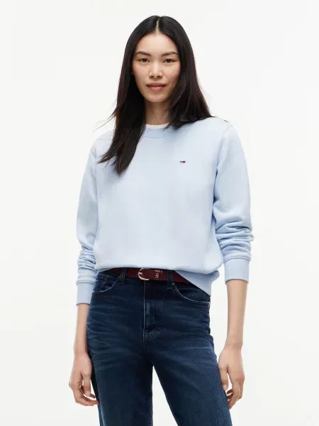 Tommy Jeans Mikina svetlomodrá