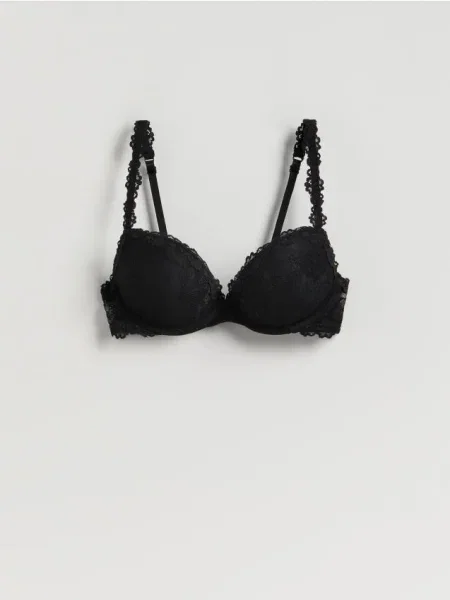 Reserved Бюстгальтер пуш-ап чорний