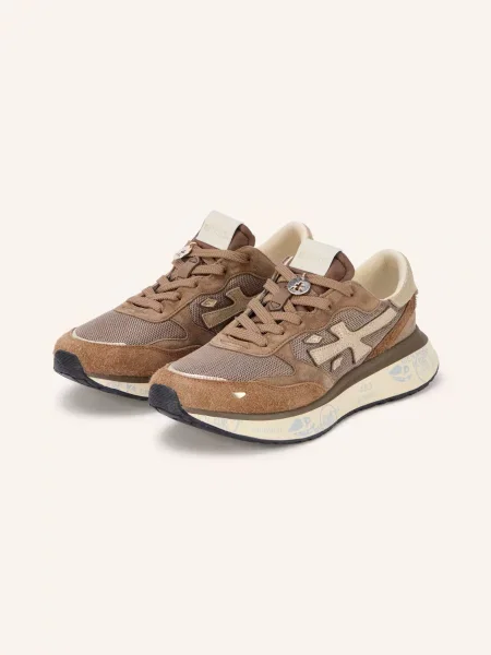 Premiata Sneakersy Lauryn / zlatá / krémová hnědá