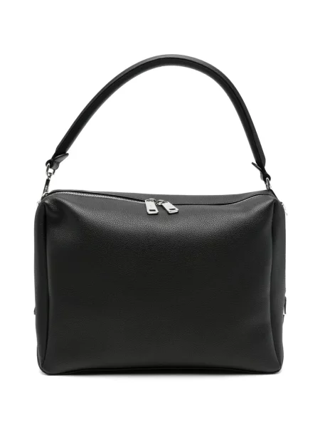 Cu centură curea Fendi din piele negru