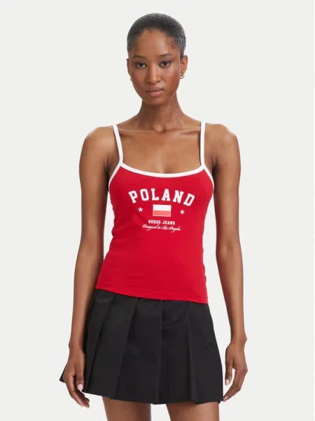 Guess Jeans Top roșu