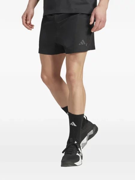 Gulerat fotbal pantaloni scurți Adidas din jerseu albastru