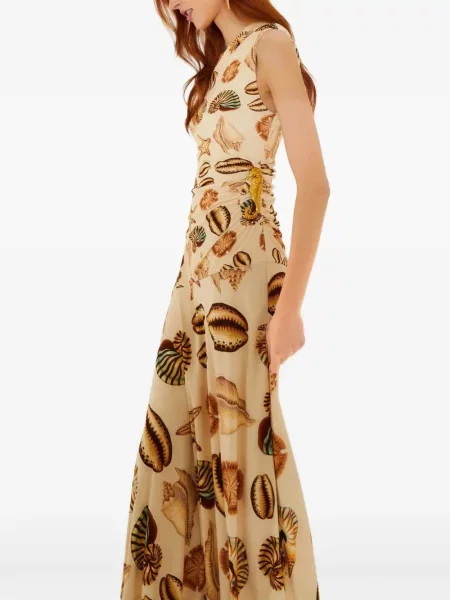 Rochie maxi Farm Rio cu un umăr gol