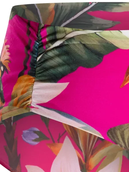 Bikini Farm Rio cu model floral cu imagine roz