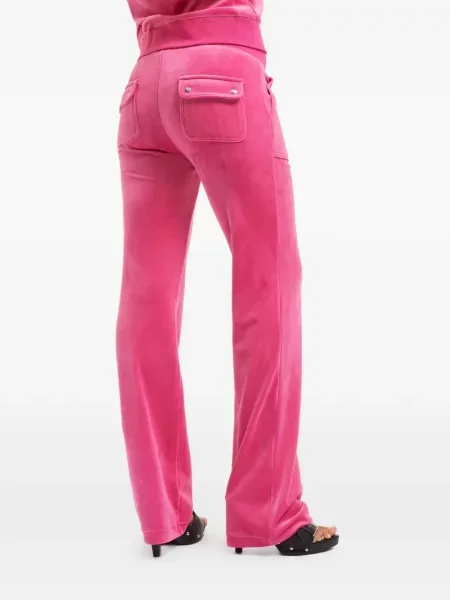Είδος βελούδου τρέξιμο παντελόνι Juicy Couture ροζ