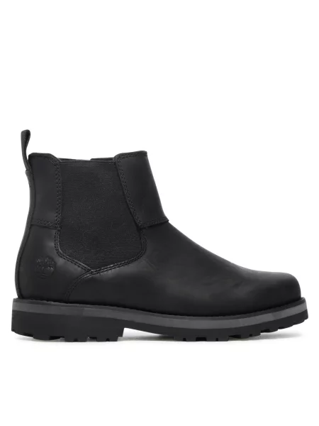 Šnurovacia obuv Timberland Courma Kid Chelsea čierna
