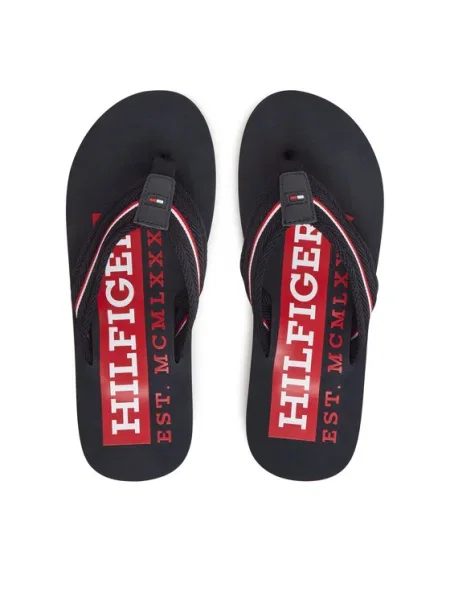 Джапанки Tommy Hilfiger CORPORATE HILFIGER BEACH SANDAL тъмносиньо