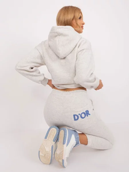 Komplet dresowy My Red Lips szary