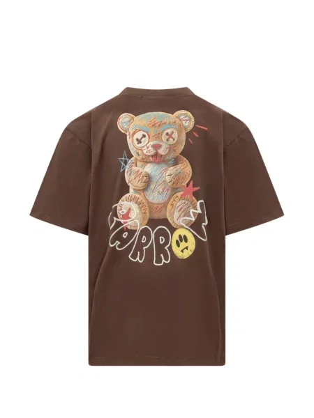 Tricou Barrow cu imagine maro