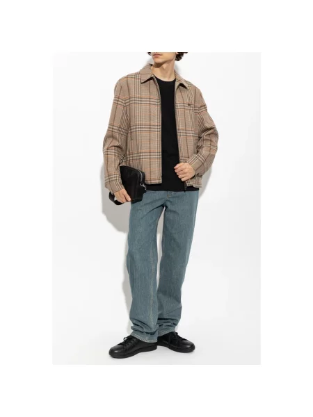 Kurtka Burberry wełniana brązowa