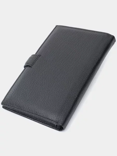 Кожаный кошелек St Leather Accessories черный