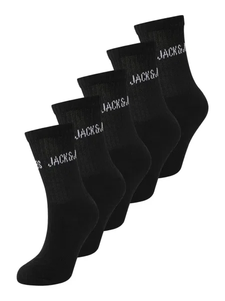 Jack & Jones Junior Șosete JACREGEN negru alb