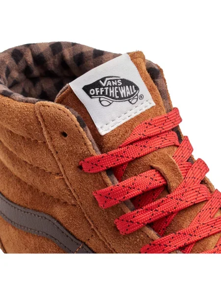 Členkové topánky Vans hnedá