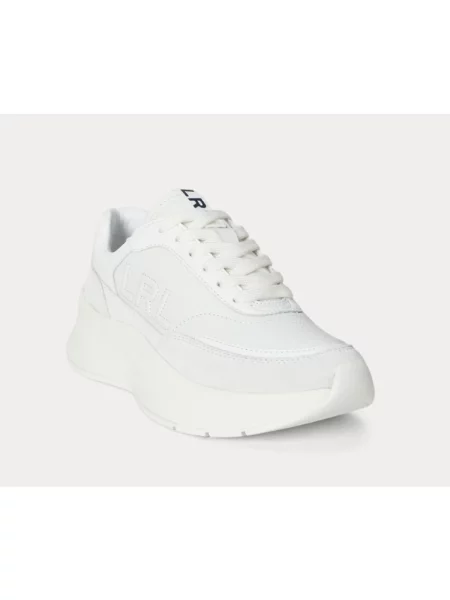 Sneakersy Ralph Lauren skórzane białe