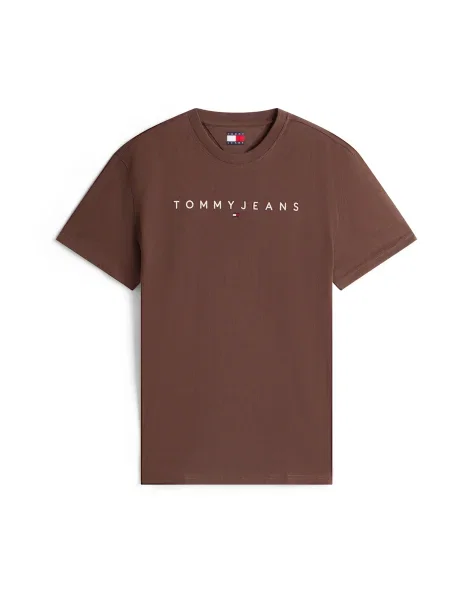 Majica Tommy Jeans rjava