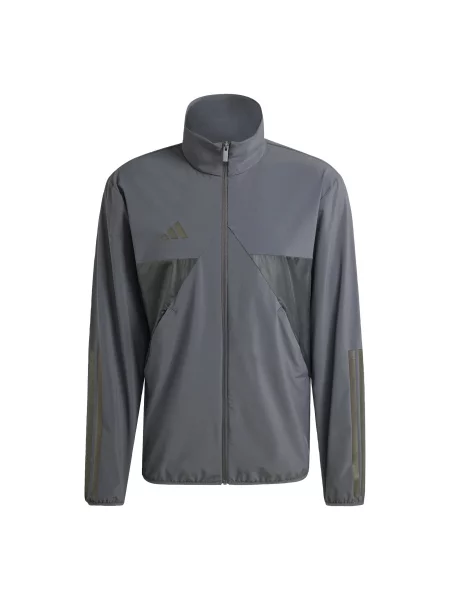 ADIDAS SPORTSWEAR Sportovní bunda House of Tiro čedičová šedá černá