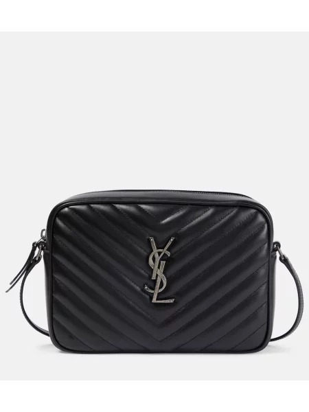 Geanta de piele Saint Laurent din piele negru