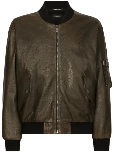 Geanta de piele Dolce & Gabbana verde